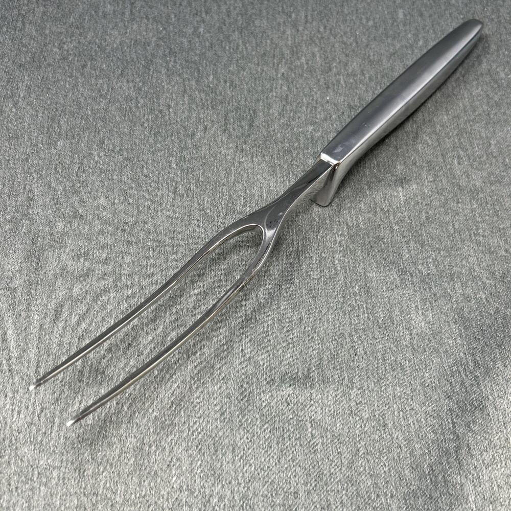 Vintage Gerber Siegfried Carving Fork Stainless Steel 2 Prong BBQ MCM 10.5 Inch